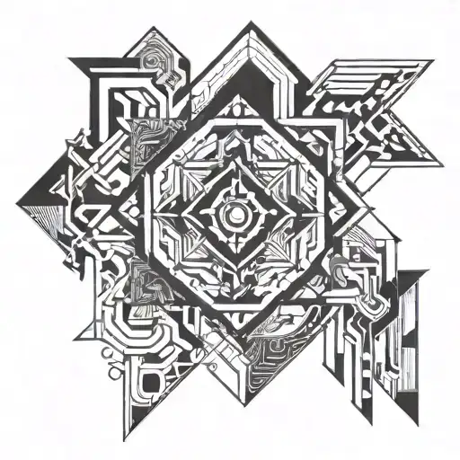 Sigma Sign Creative Tattoo Design Incorporating Elements