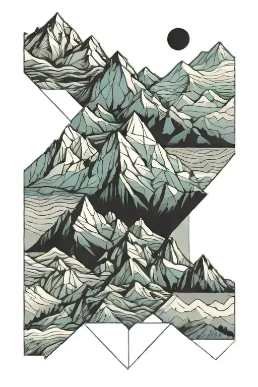 Glacial Mountain Range