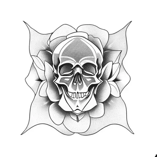 Skull And Roses