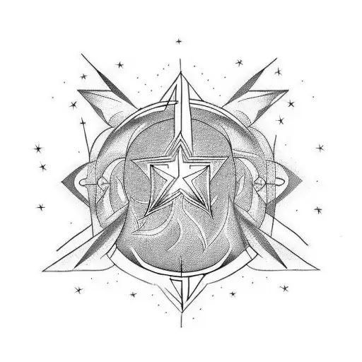 A Shooting Star Leading To A Phoenix