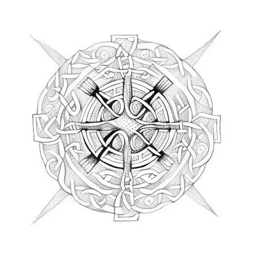 Celtic Cross Swaztika