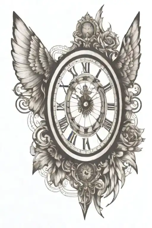 Clock With Jesus Cross