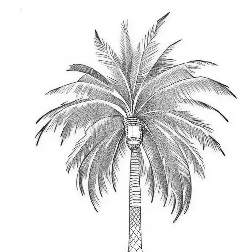 Palm Tree With Chain