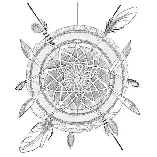 Dream Catcher And Guitar