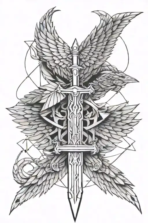 Wings With Sword Underneath