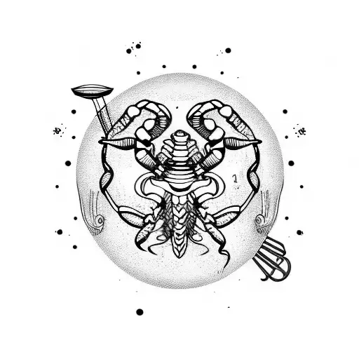 Scorpio Horoscope Sign With Cooking Utensils