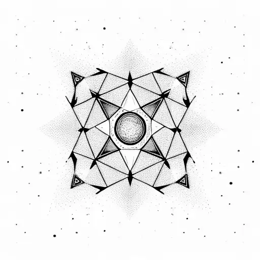 A Minimalistic Representation Of A Binary Code Pattern With Stars In The Background