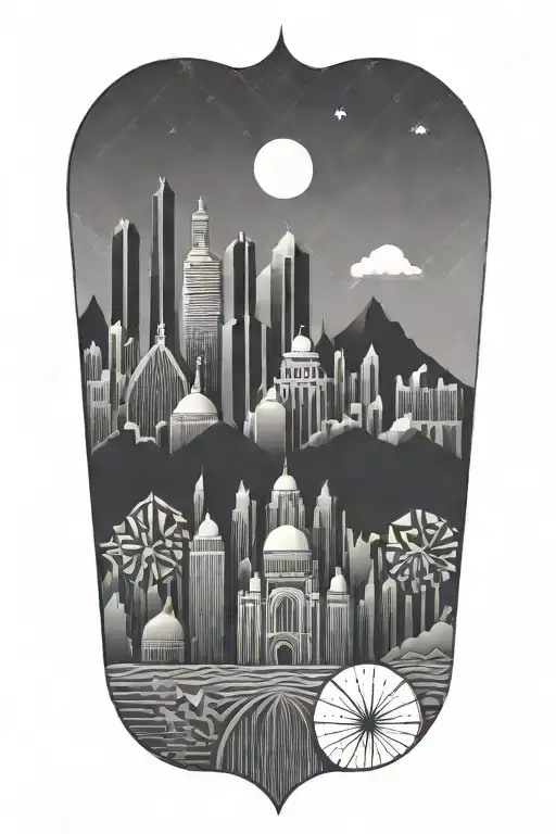 Sunrise In Mexico City