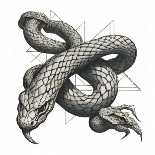 Snake Wrapped Around Arm