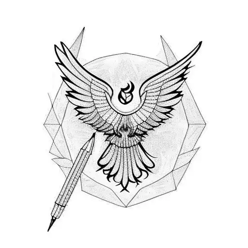 Phoenix With Semicolon Eyes