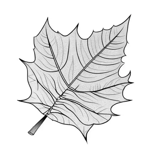 Anthurim Leaf Thin Line