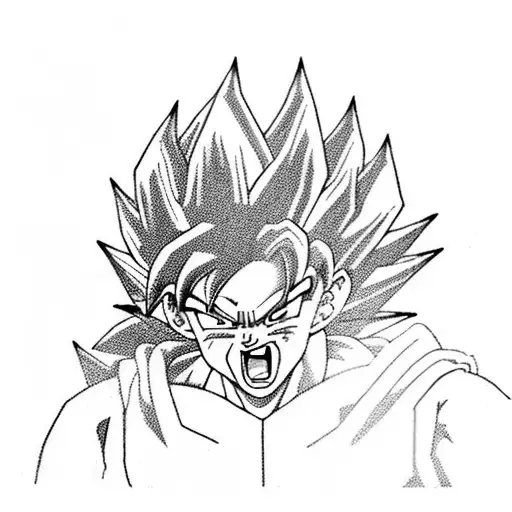 Goku And Vegeta Fighting