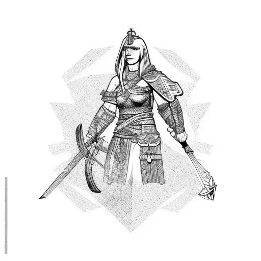 Germanic Female Warrior