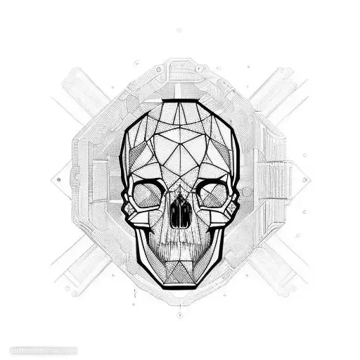 Cyberpunk Skull