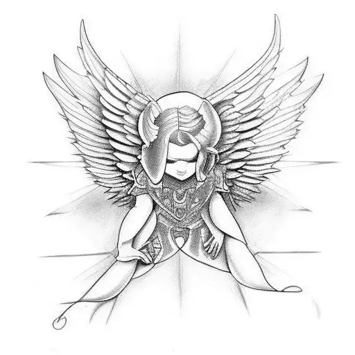 Angel And Demon Wing