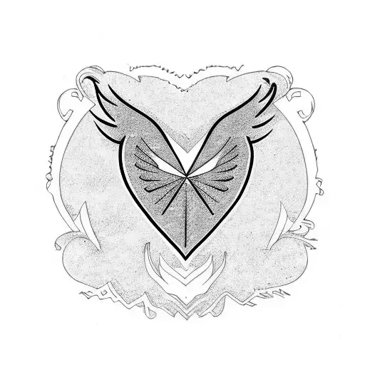 Time Phoenix Bird Heart