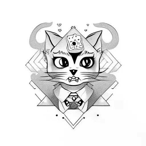 Cute Zombie Cat Girl