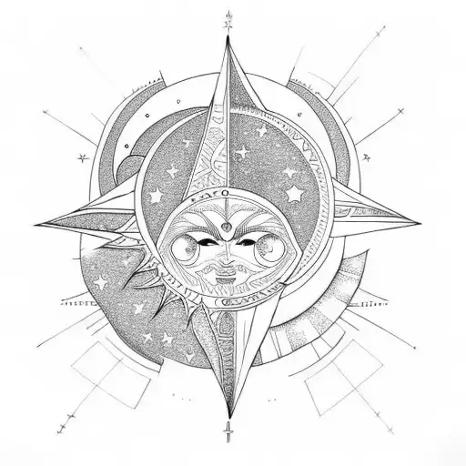 Sun And Moon Wisdome Power Unity Equilibrium Peace Life Ups And Down