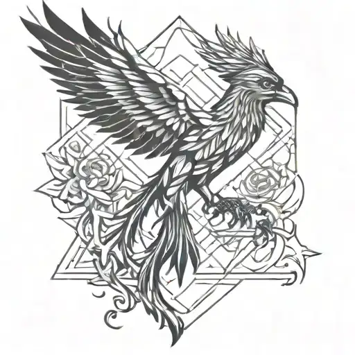 I Am The Bird Of Hermes - Phoenix Rising From The Ashes