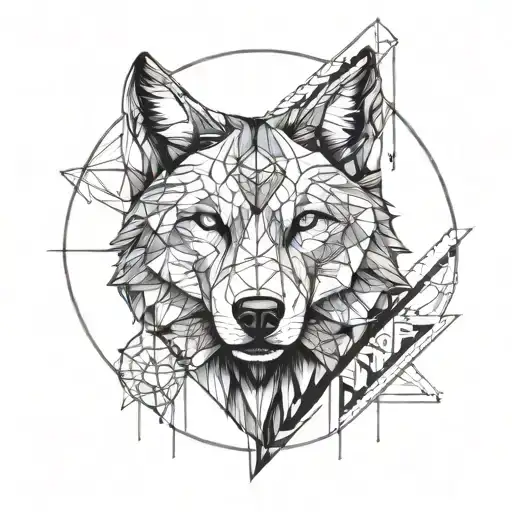 Wolf And Compass