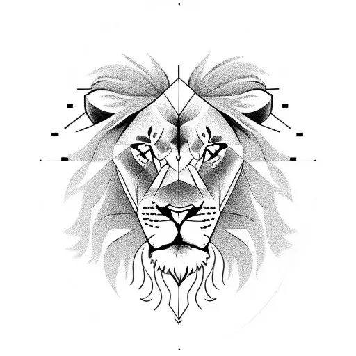 Lion With Scar On One Eye