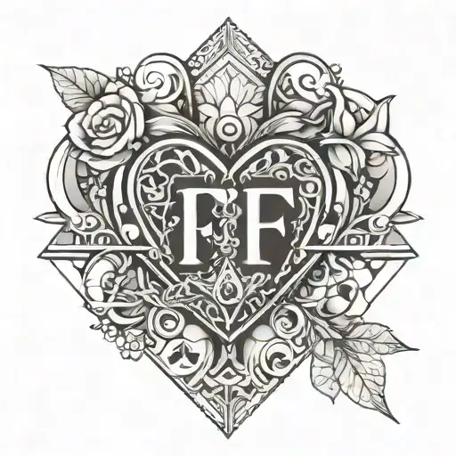 The Letter F And Heart And Date 05 18 24 Love