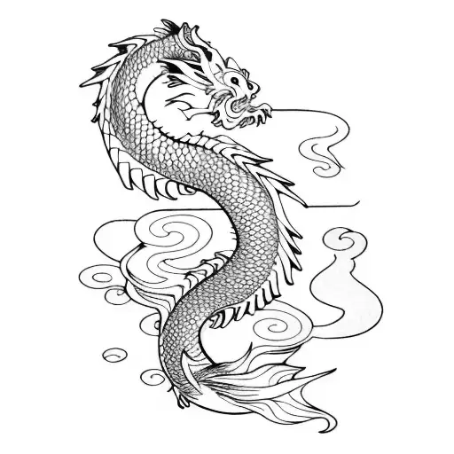 Dragon Koi