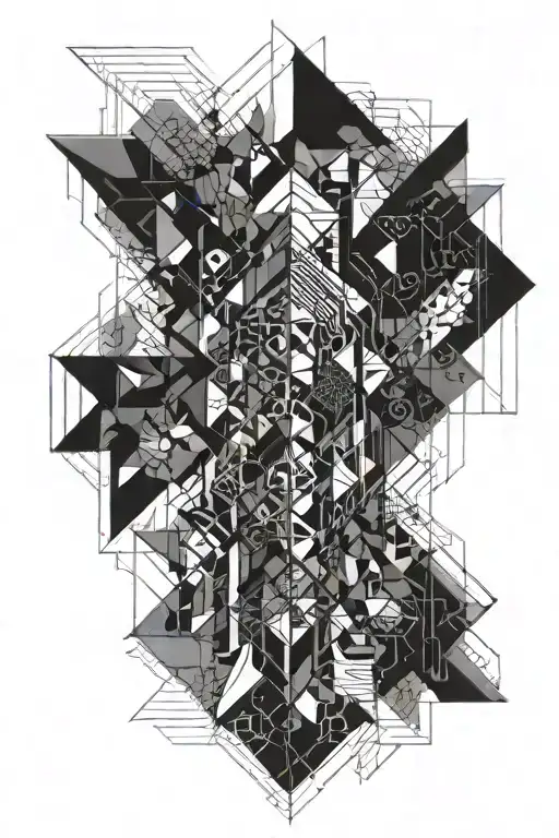 Black Lines Abstraction