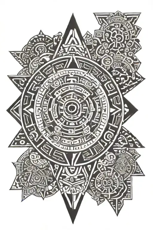 Mayan Calendar Glyph