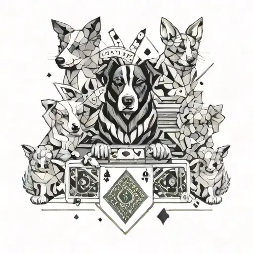 Music Family Dog Poker