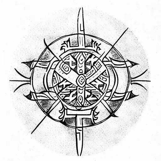 Nordic Style Vegvisir