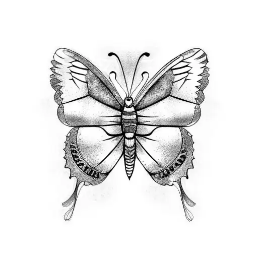 Butterfly With Color