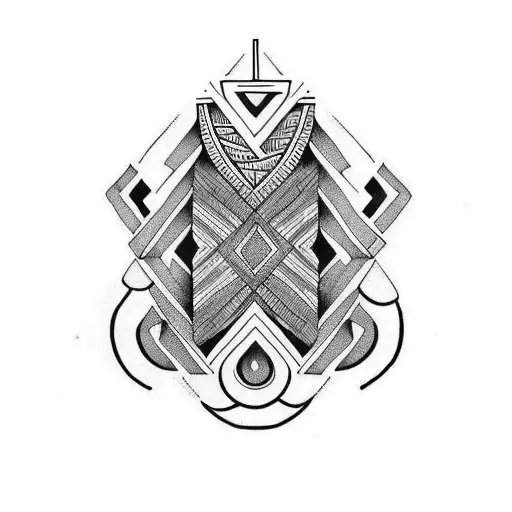 Leg Sleeve African Tribal