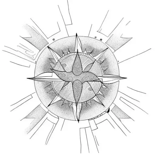 Star And Sun Combined