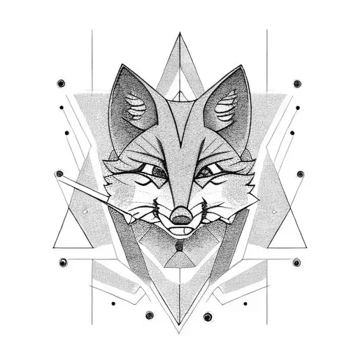 Barrett And Htr2000 Sniper Rifles Crossed Above Cruel Smiling Fox