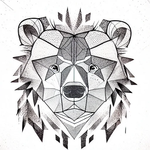 Bear Head Portrait