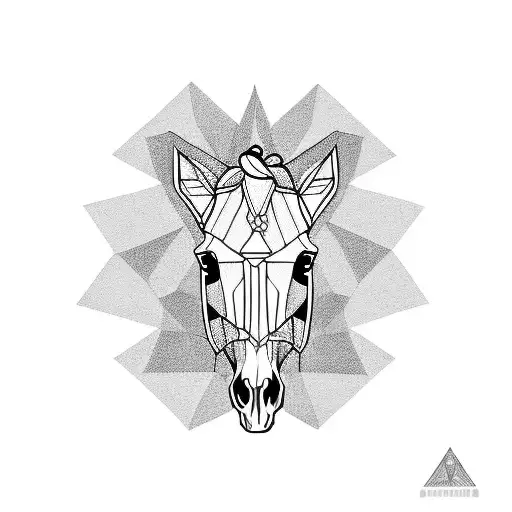Horse Half Skull