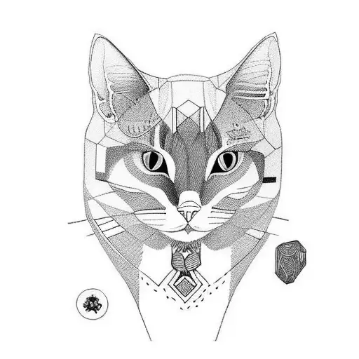 German Sephard And White Cat