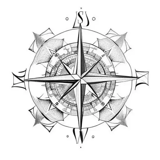 Compass On The Forearm