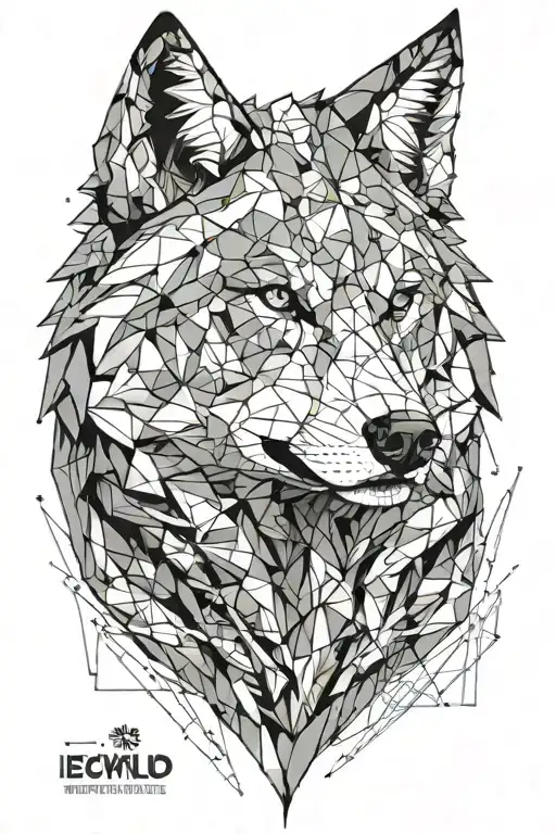 Iceworld Wolf Face