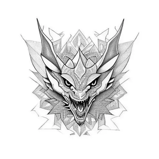 Ltters With Rif With Dragon