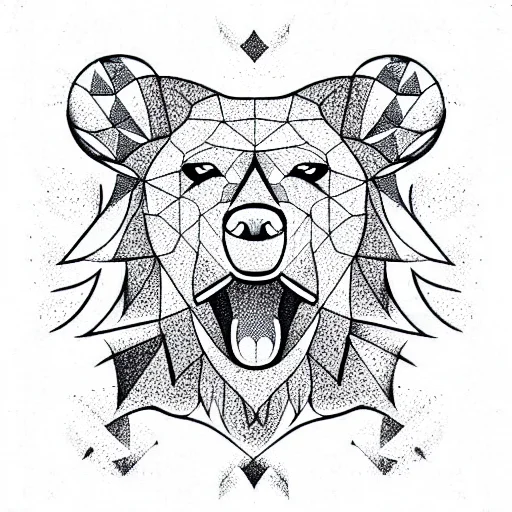 Bear Head In A Crest