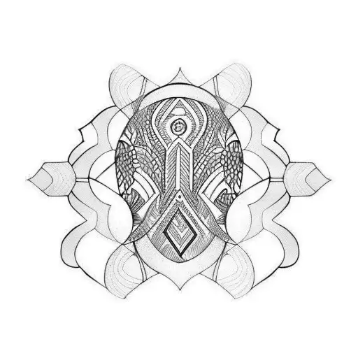 Leg Sleeve African Tribal