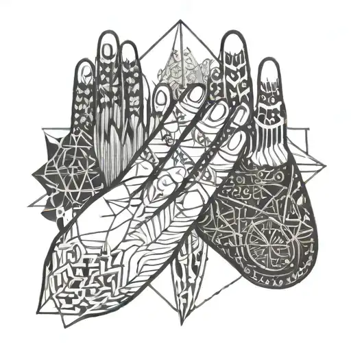 Shuni Mudra Hand Symbol