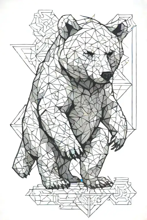 Warrior Bear Standing