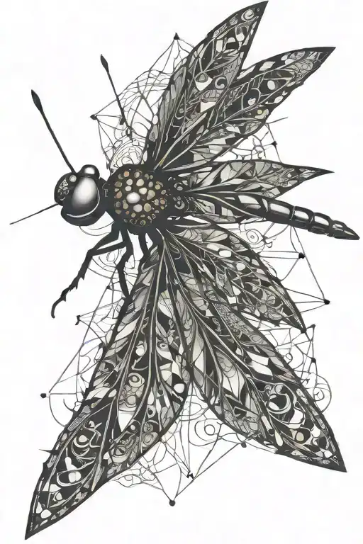 Mandala Dragonfly