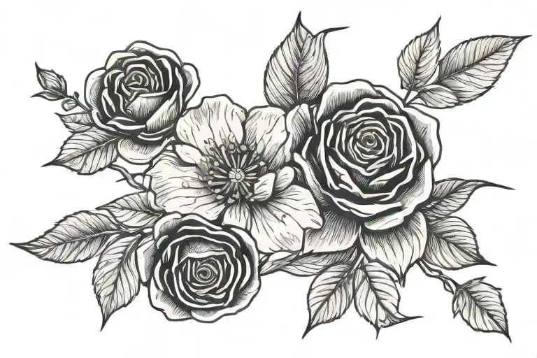 Sampaguita Flower And English Rose