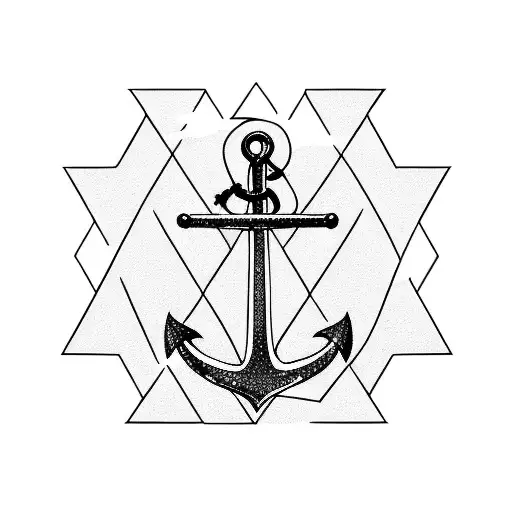 Anchor Falling Into The Sea