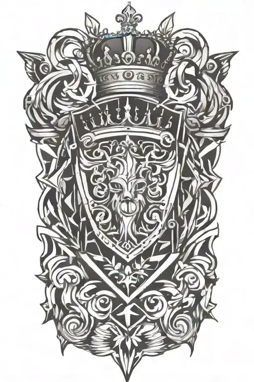 Broken Sword And Crown