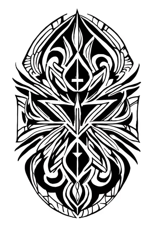 Maui Tribal With Christian Influence